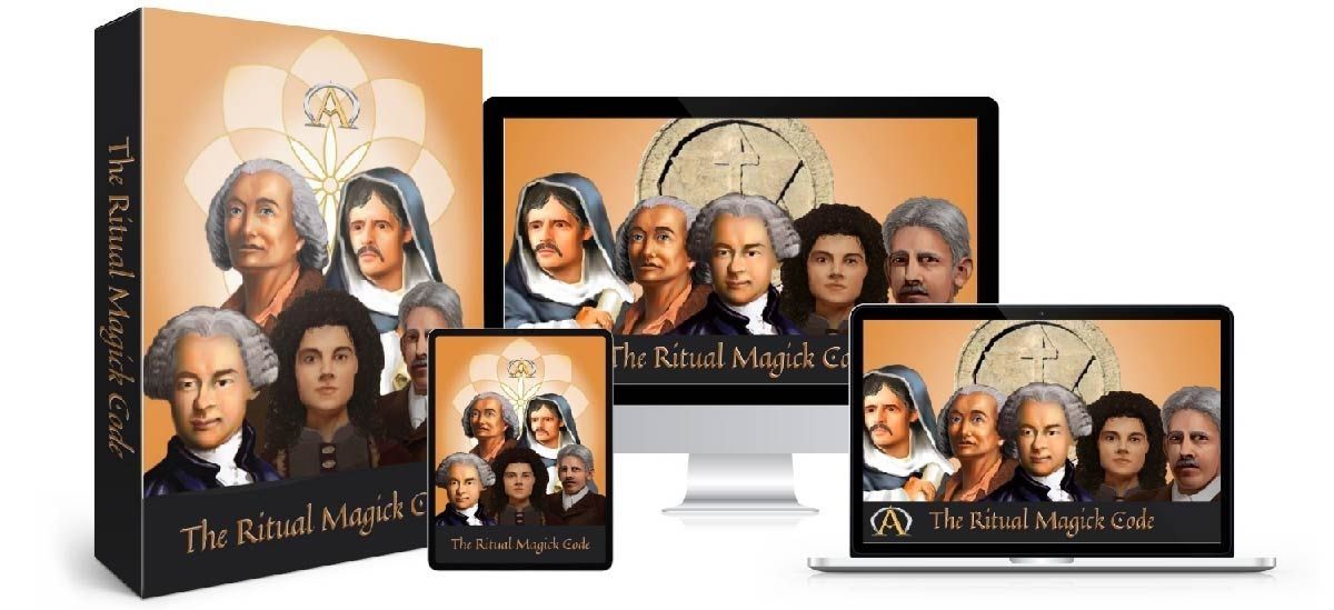 The Ritual Magick Code course on desktop, tablet and phone